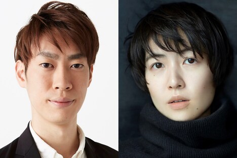 左から坂東巳之助、シム・ウンギョン。