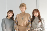 左から森田涼花、りつこ（星条海斗）、大和田南那。