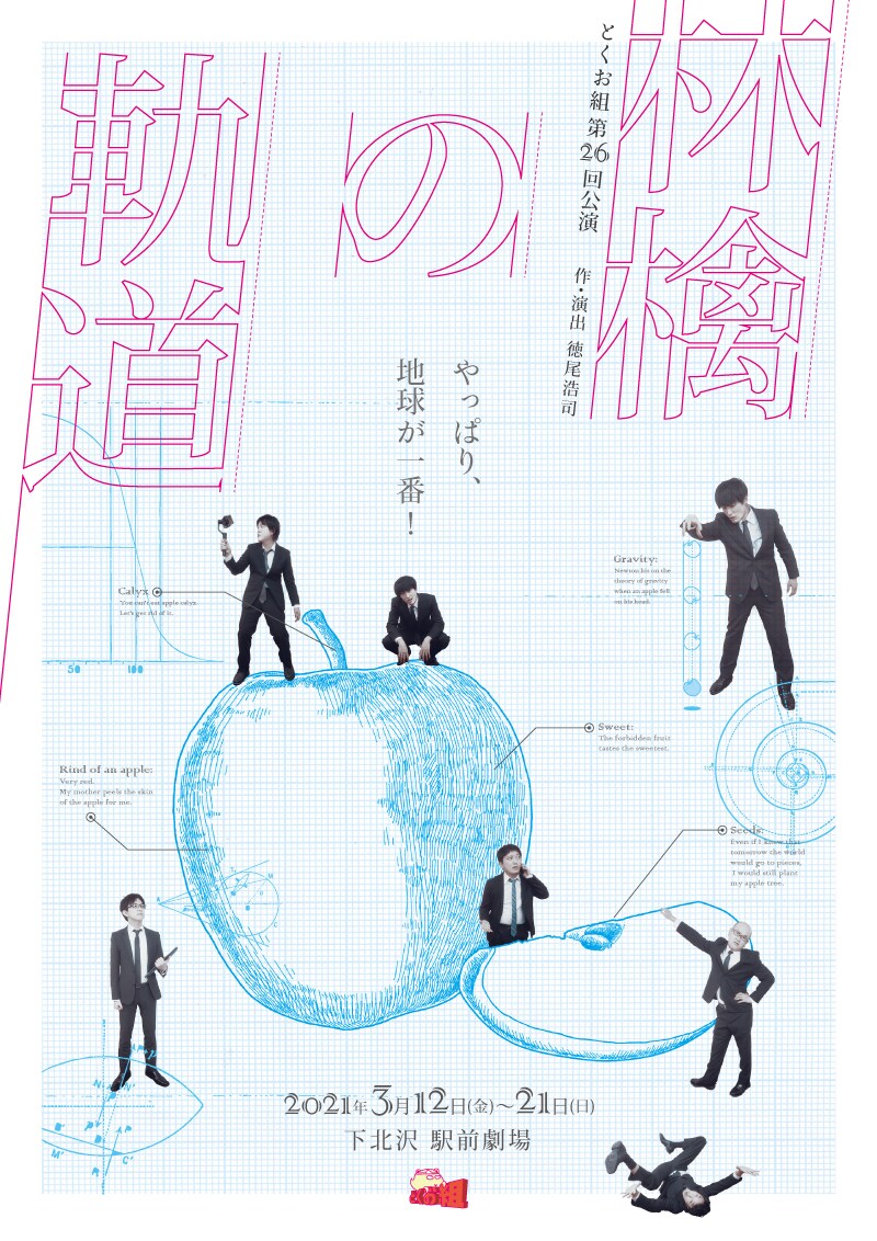 徳尾浩司率いるとくお組が6年ぶり新作公演、ゲストに林雄大・福田賢二・加藤啓