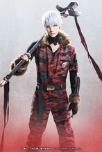 近藤頌利扮する大千鳥十文字槍。