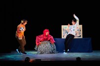 「紙おしばい『ことだまの森』」より。（撮影：鷺坂悠馬）