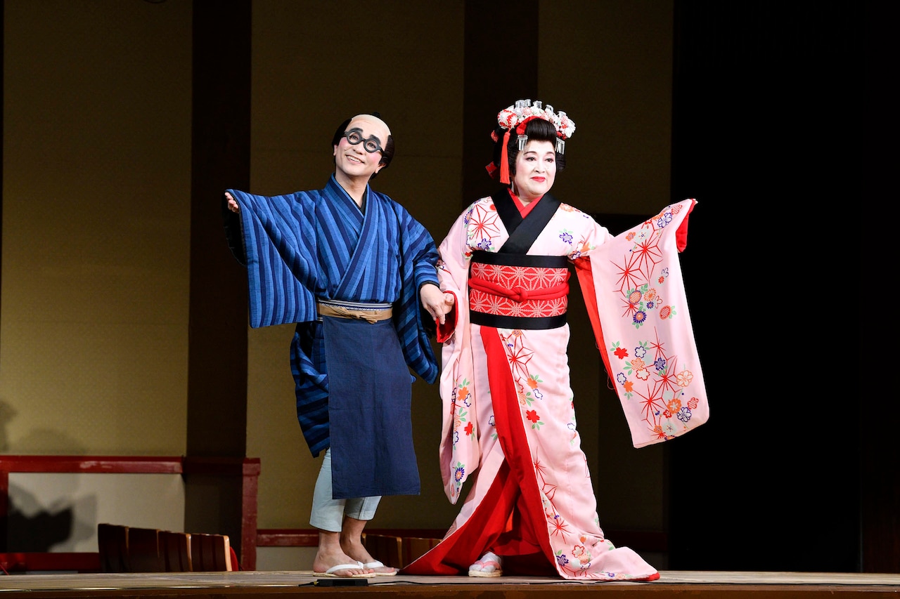 渡辺えりが二十歳のお嬢様役に「生まれて初めて」と感慨、「お染与太郎珍道中」本日開幕