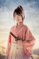 松崎莉沙扮する雪村千鶴。