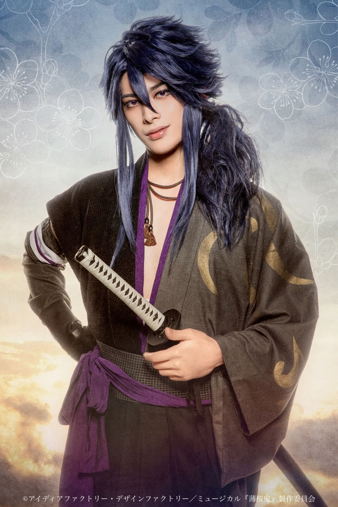 【真作】掛軸　三木貞芳　淡墨桜　　人気画家　名品　共箱入　O196 吉祥天】S~Mサイズ│開運仏画・ジクレー版画│日本の密教カード