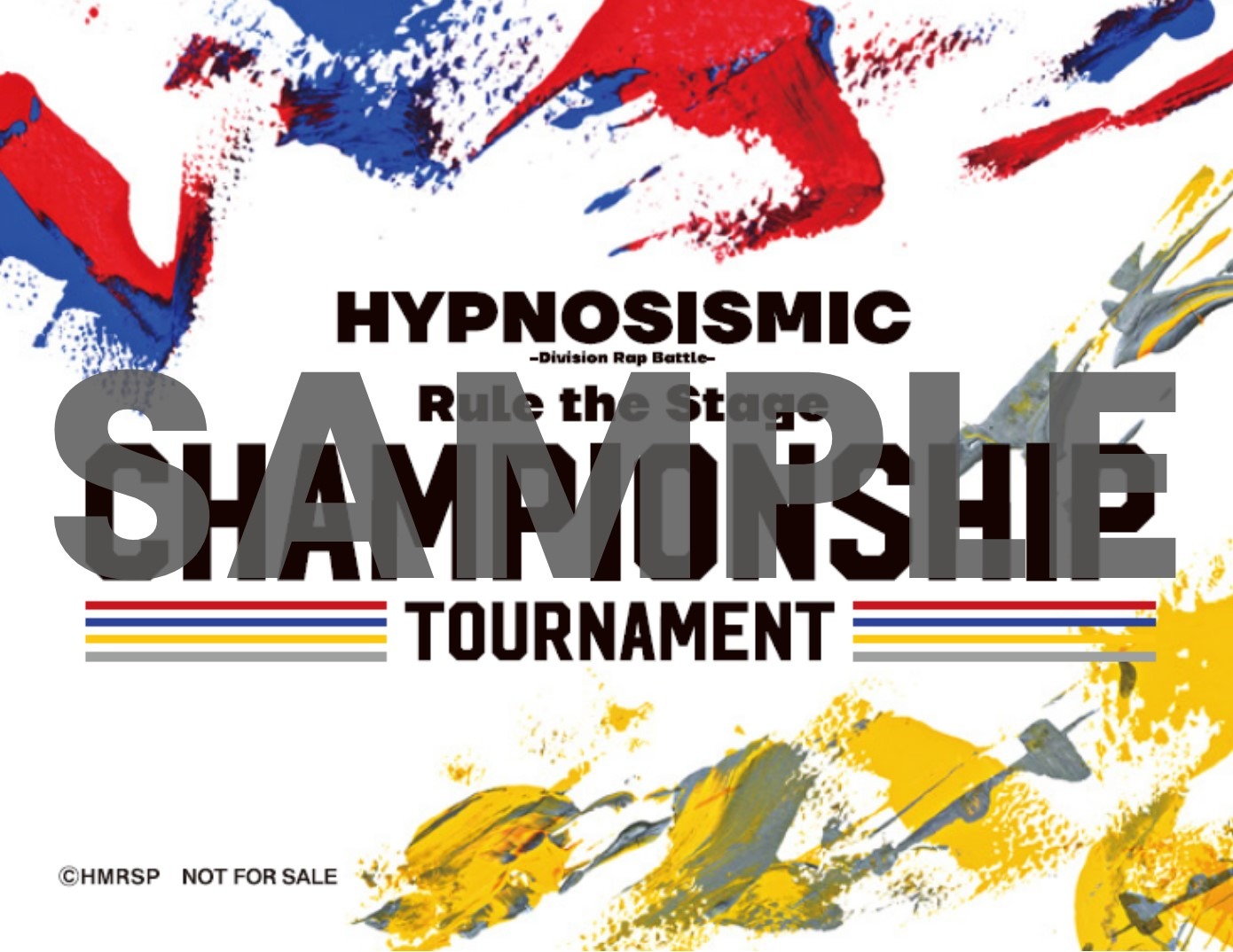 「『ヒプノシスマイク-Division Rap Battle-』Rule the Stage -Championship Tournament-」Blu-ray / DVDのメーカー特典ロゴステッカー。