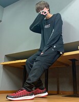 “ファッションは足下から”を地で行く三浦。