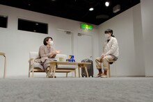 屋根裏ハイツ 6F「パラダイス」より。（撮影：渡邉時生）