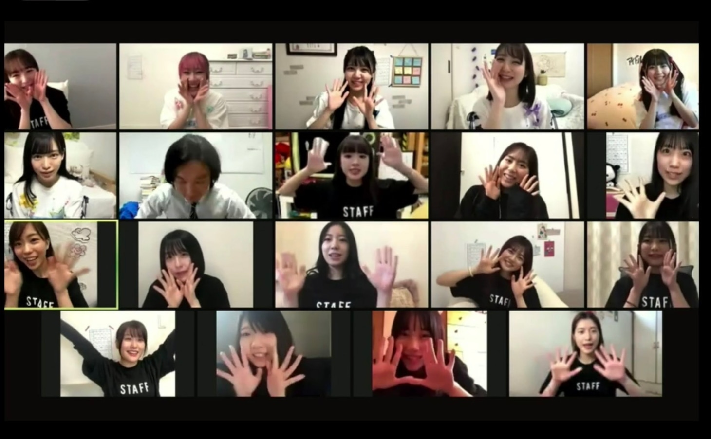 「HKT48、劇団はじめます。」配信より、劇団ミュン密「水色アルタイル」の様子。