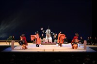 「第33回 としま能の会」より復曲能「大般若」の様子。（撮影：新宮夕海）