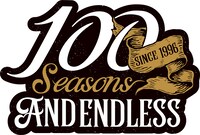 「100 seasons AND ENDLESS」ロゴ