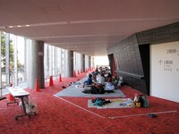 “避難所いわきアリオス”の様子。