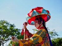 琉球舞踊「四つ竹」より。