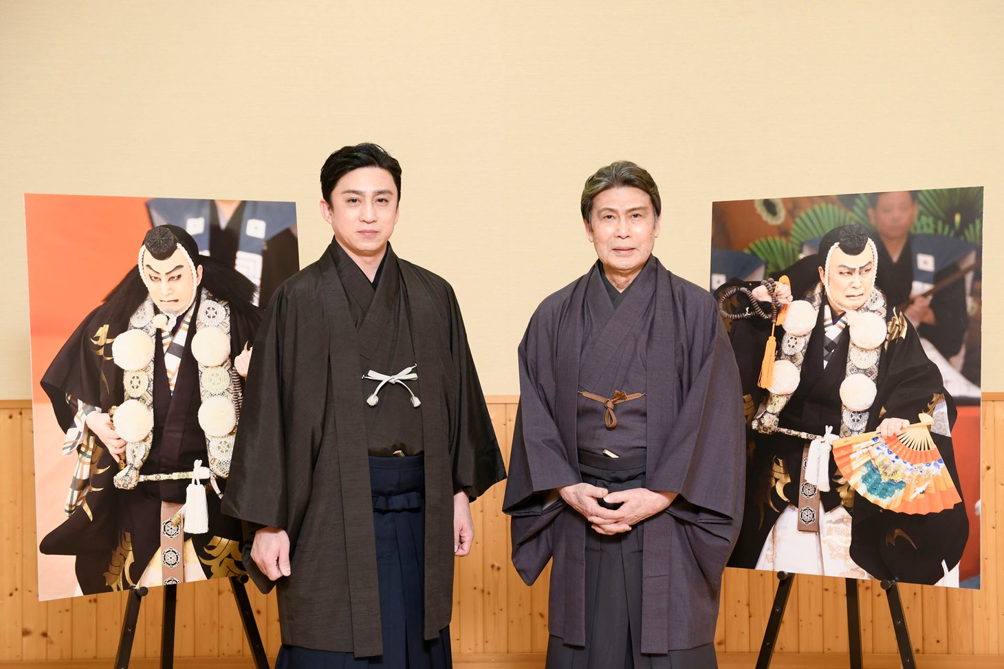 左から松本幸四郎、松本白鸚。(c)松竹