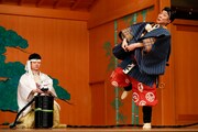 「梟山伏」デモンストレーションより。