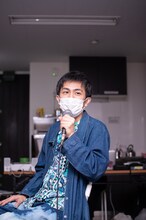 StarMachineProject scene4「かはたれ」稽古場より、細川慶太良。（Photo by Mya）