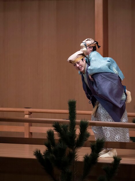 狂言「金津地蔵」より、野村萬斎。
