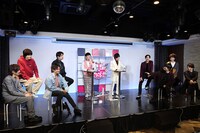 トークコーナーの様子。