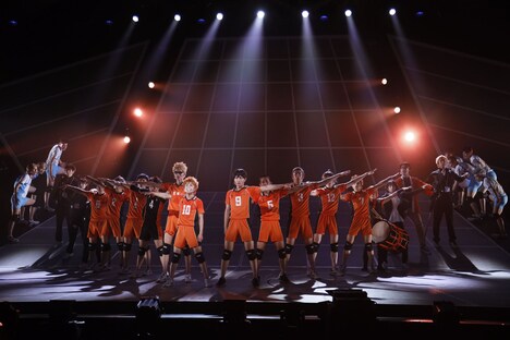 「ハイパープロジェクション演劇『ハイキュー!!』“頂の景色・2”」より。（Photo by GEKKO）