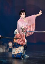 2020年2月上演のシスティーナ歌舞伎「NOBUNAGA」より、中村壱太郎扮する森蘭丸。