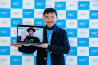 「ふじのくに→せかい演劇祭2021」プレス発表会より、宮城聰。（撮影：中尾栄治）