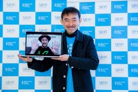 「ふじのくに→せかい演劇祭2021」プレス発表会より、宮城聰。（撮影：中尾栄治）