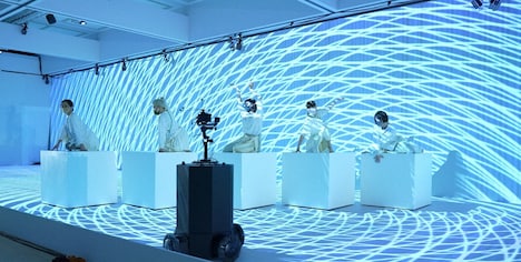 Rhizomatilks×ELEVENPLAY《multiplex》新作の制作風景。（写真提供：NHK）