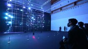 《particles2021》「ライゾマティクス_マルティプレックス」での展示の様子。（写真提供：NHK）