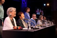 「True Colors DIALOGUE ママリアン・ダイビング・リフレックス / ダレン・オドネル『私がこれまでに体験したセックスのすべて』」より。（撮影：吉本和樹）