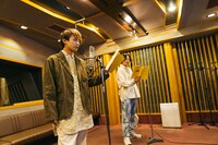 テレビアニメ「ダイナ荘びより」アフレコの様子。