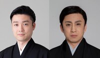 左から尾上菊之丞、松本幸四郎。