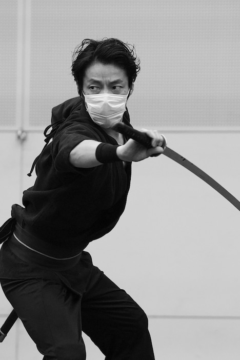 人を思うちから 其の壱「斬られの仙太」稽古より、伊達暁。(撮影:冨田実布)