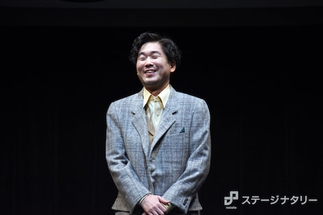 「モダンボーイズ」取材会より、山崎樹範。