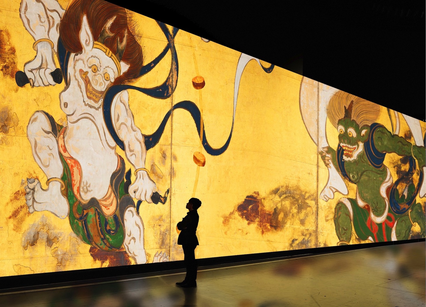 展覧会「『巨大映像で迫る五大絵師』─北斎・広重・宗達・光琳・若冲の世界-」イメージ