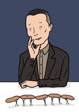 別役実（イラスト：べつやくれい）