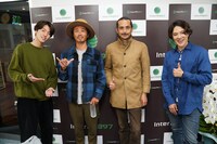 左から森田美勇人、志津野雷、長島源、真田佑馬。