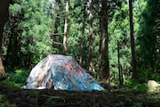 大小島真木「人間生成-移動する身体 Human becoming」より。(Photo by Kouhei Tsuda)