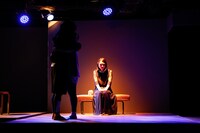 劇団競泳水着 第20回公演「夜から夜まで」より。（撮影：下田直樹）