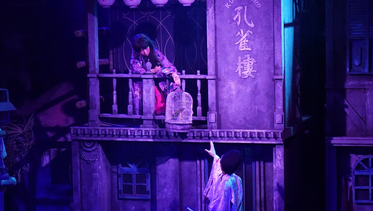 水族館劇場の野外劇「Naked アントロポセンの空舟」羽村市の寺院で開幕