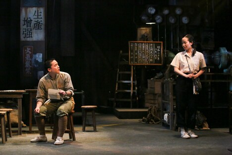 2020年4月に実施された「反応工程」舞台稽古より。（撮影：宮川舞子）