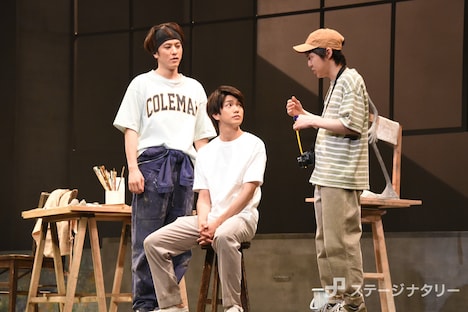 「染、色」フォトコールより。