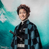 小林亮太扮する竈門炭治郎。