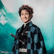 小林亮太扮する竈門炭治郎。