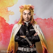 矢崎広扮する煉獄杏寿郎。