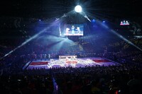 「日本生命 B.LEAGUE FINALS 2020-21」オープニングより。（写真提供：B.LEAGUE）(c)B.LEAGUE