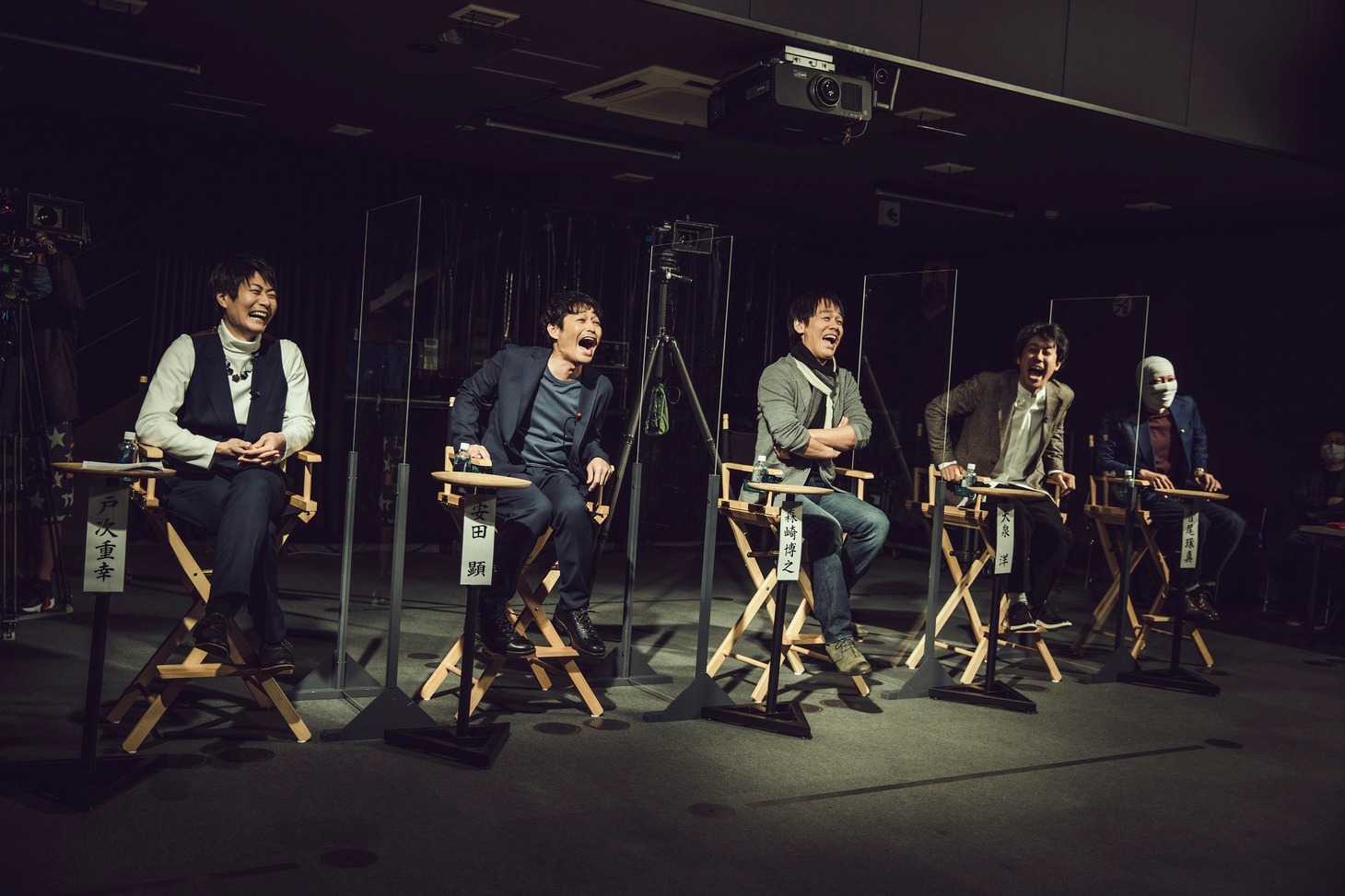 WOWOWオリジナル「がんばれ！TEAM NACS」より、「NACS新メンバーオーディション」の様子。