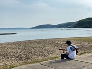 能登島での様子。