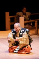 「狂言劇場 その九」Aプログラム「武悪」より。（撮影：政川慎治）