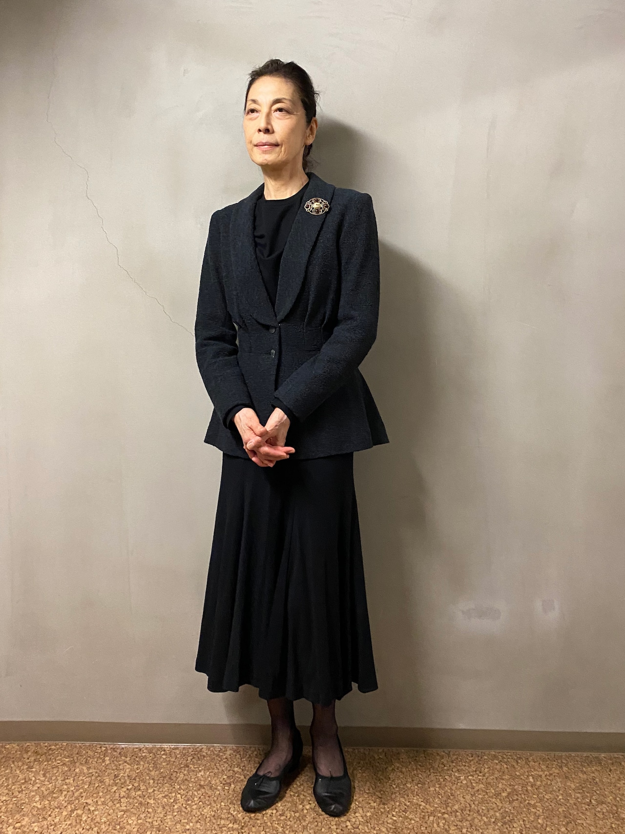 クローゼットで眠っていたステージ衣装が、稽古着として日の目を見た。