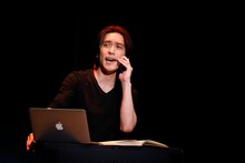 オフ・ブロードウェイミュージカル「The Last 5 Years」より、平間壮一＆花乃まりあペアの公演の様子。