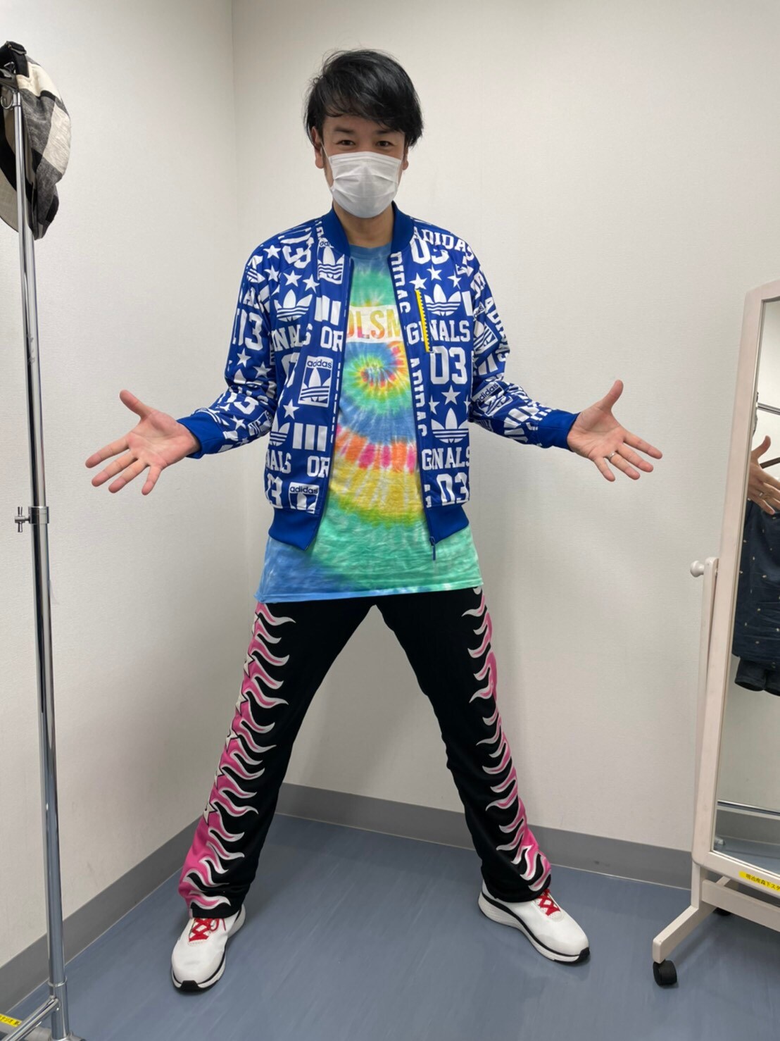 柄on柄on柄が、小田井のスタイル。